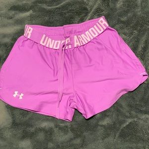 Purple Under Armour shorts!!